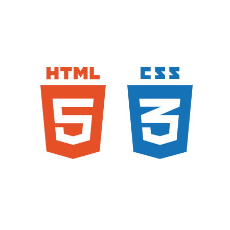 HTML és CSS logó